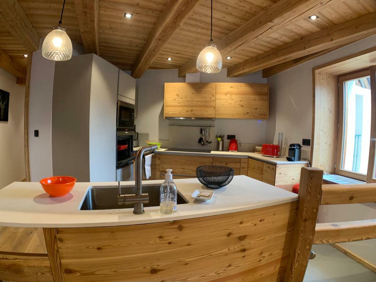 Le Gabion, Luxueux Appartement Avec Sauna, Serre Chevalier Vallee سا شيفري المظهر الخارجي الصورة